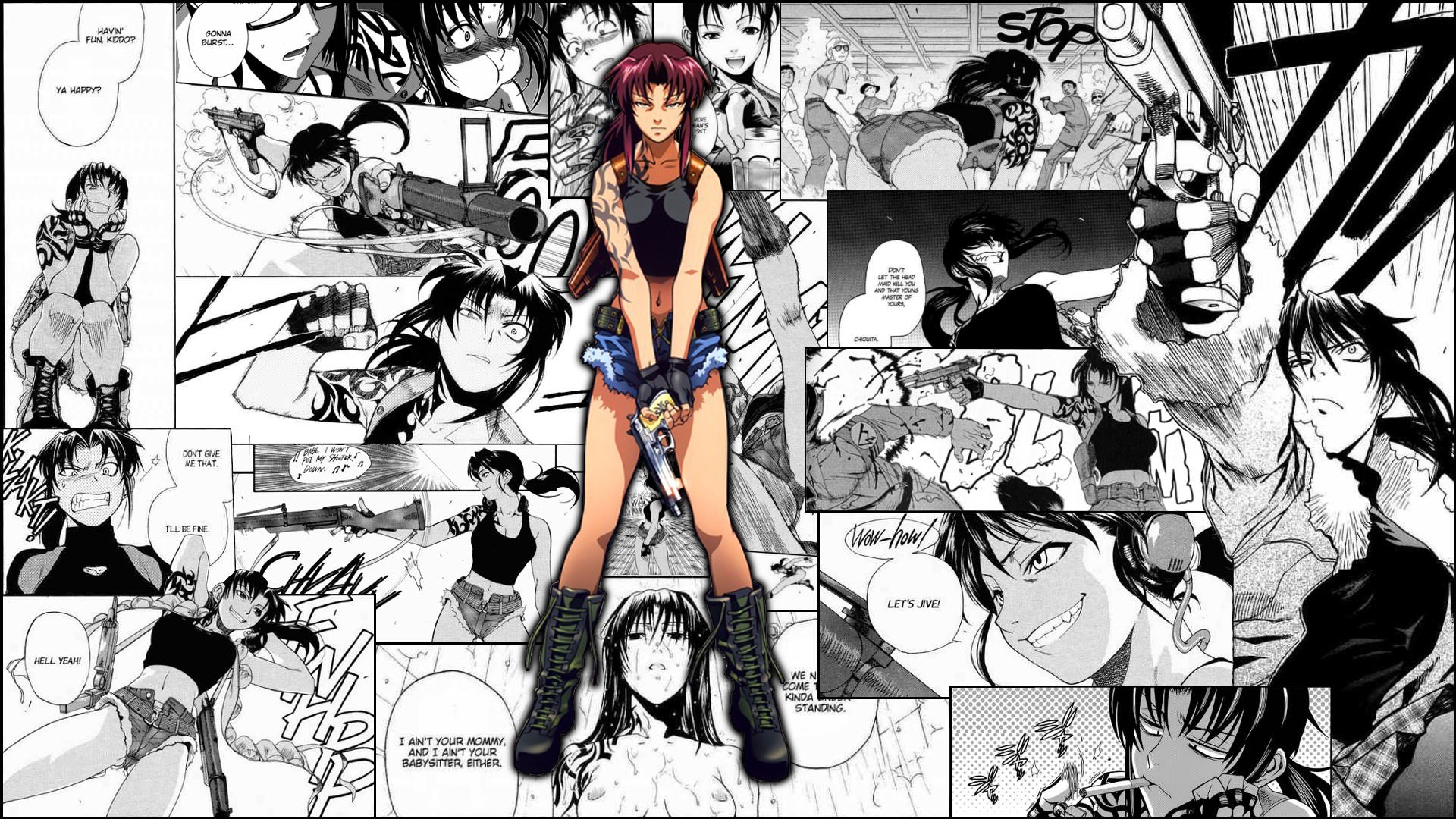 Black Lagoon Revy Wallpaper By Black0raz0r On Deviantart