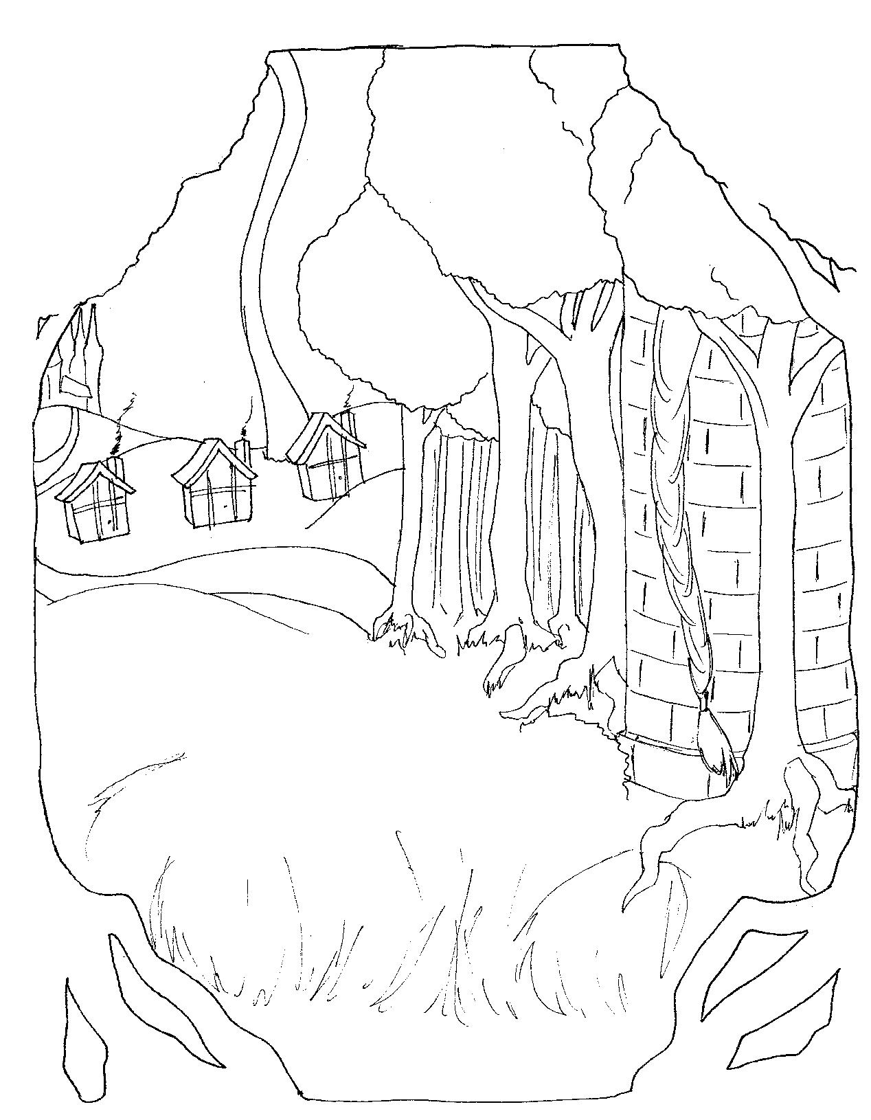 Into the Woods posterlineart1