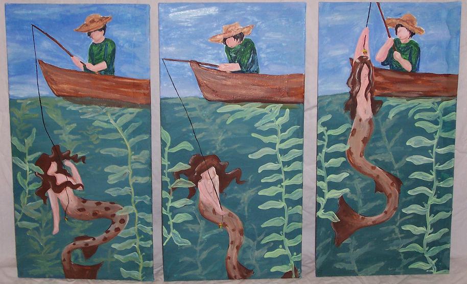 Mermaid Triptic