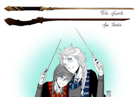 Hogwarts!Esanna - Wands concept art