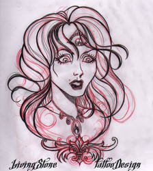 three-eyed girl tattooed