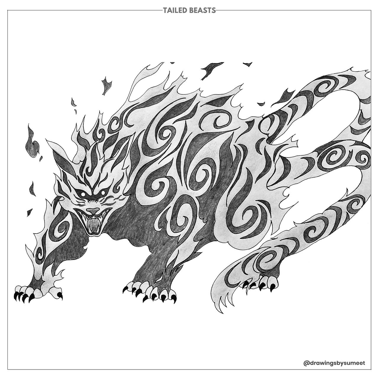 Matati Drawing Matatabi by drawingsbysumeet on DeviantArt