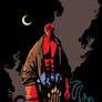 Hellboy coloring assignment