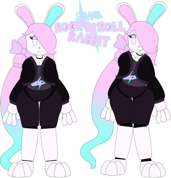 Percy oc: samantha rock 'n roll rabbit by Dominickartsrabbit75 on ...