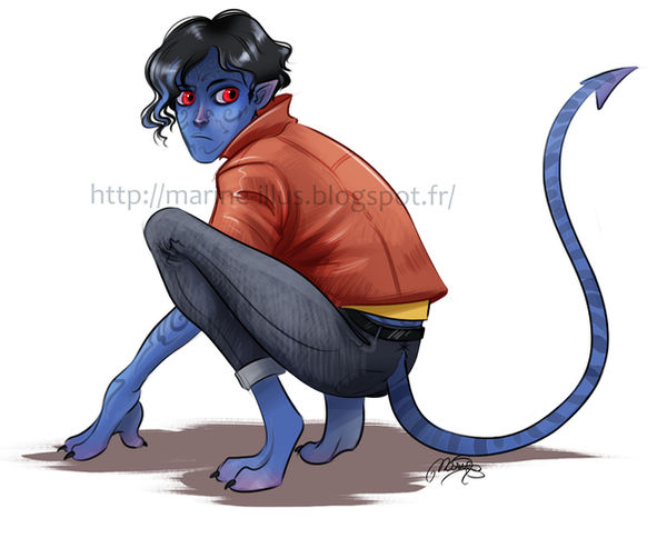 Nightcrawler by MarineElphie on DeviantArt