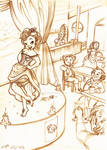 a hobbit's pub by MarineElphie