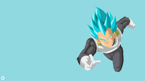 Vegito SSGSS|Dragon Ball |Minimalist Wallpaper 4K by Darkfate17 on