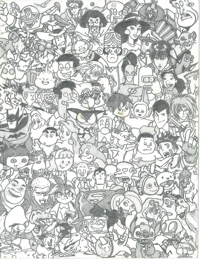 Fun Character Collage #2 by KielDaMan on DeviantArt