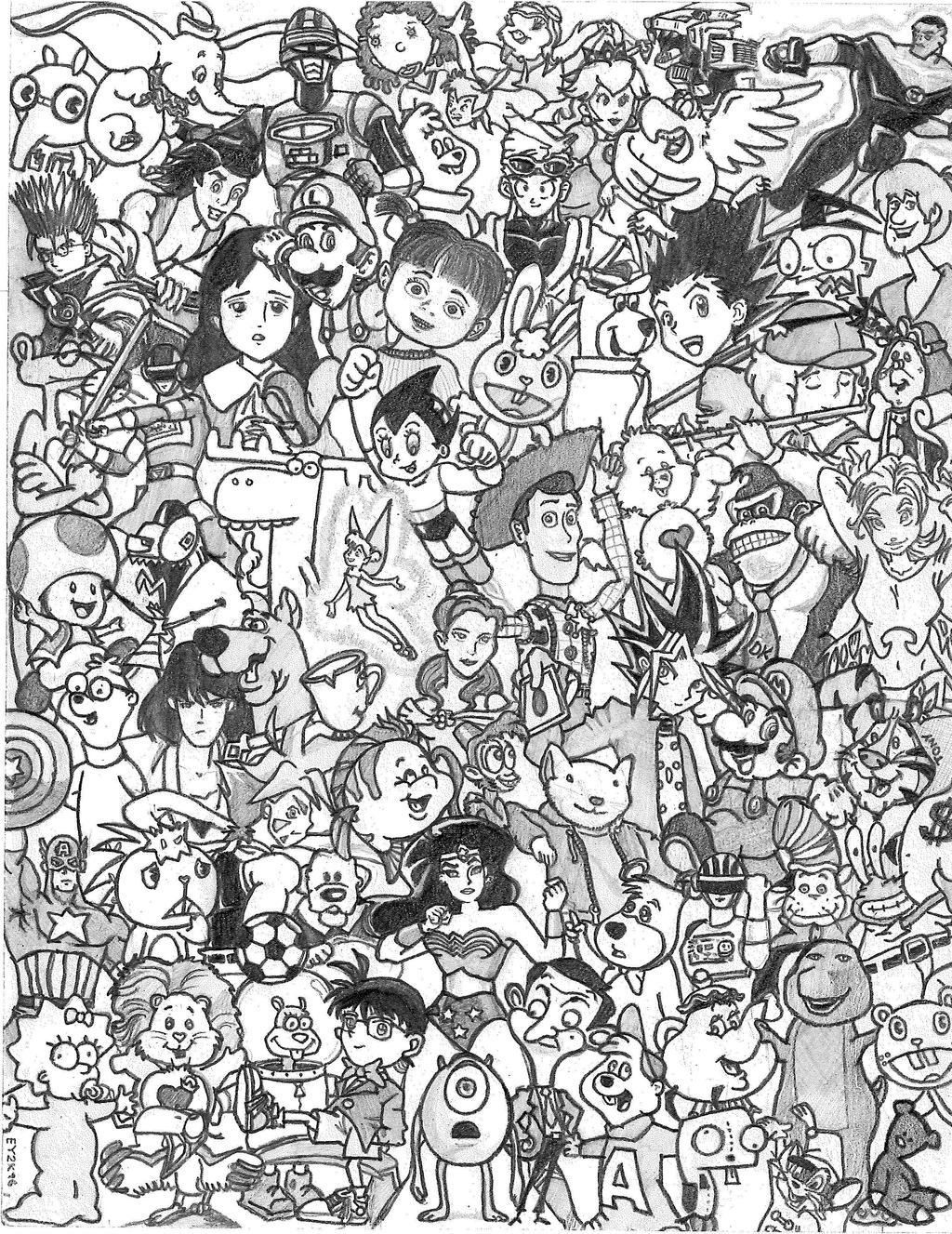 Fun Character Collage #5 by KielDaMan on DeviantArt