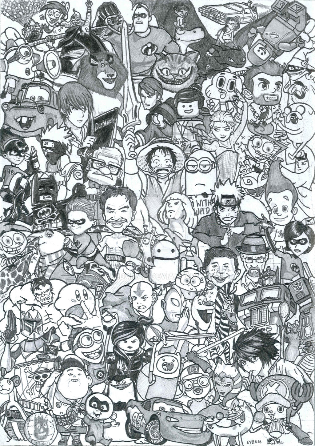 Fun Character Collage #6 by KielDaMan on DeviantArt