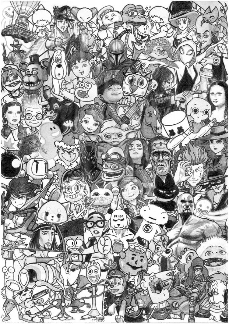 Fun Character Collage #13 by KielDaMan on DeviantArt