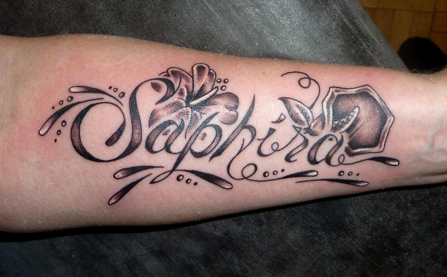 lettering tattoo by D3adFrog on DeviantArt