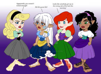 Disney Princess Hobbits 1