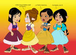 Disney Princess Hobbits 3 by SapphireGamgee