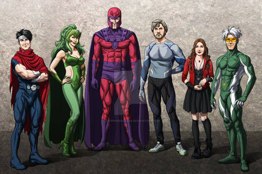Commission: X-Men Family Portrait