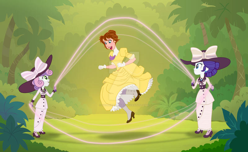 Jumping Rope by SapphireGamgee on DeviantArt