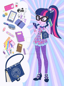 Equestria Girls Purse Meme: Twilight Sparkle