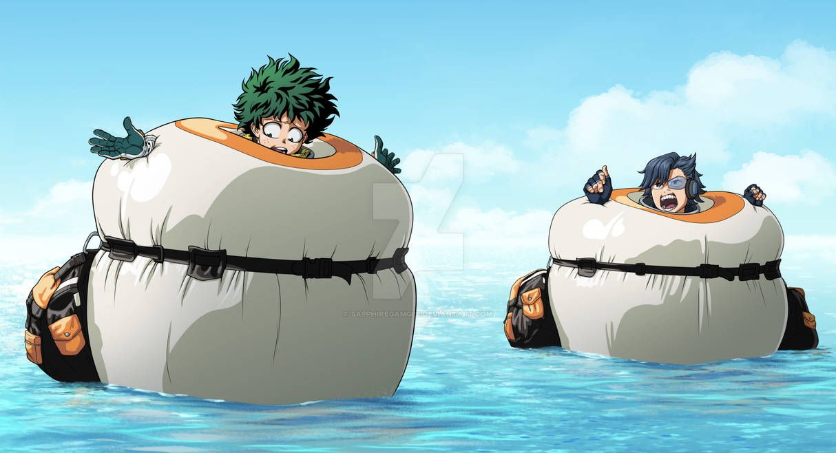 Body Inflation Mha Commission: My Hero Academia- Inflation Suit by SapphireGamgee on ...