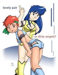 Lovely pair or dirty angels