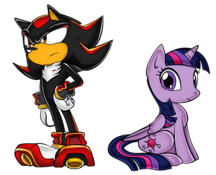 Sonic Channel style - Shadow and Twilight by FerrumFlos1st