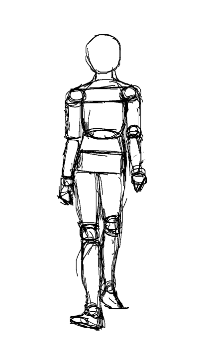 Human walk cycle sketch (front) by Victoranox on DeviantArt Human walk cycle sketch (front) by Victoranox on DeviantArt