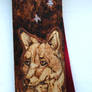 Pyrography Fox Bookmark