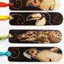 Pyrography Horizontal Animal Bookmarks