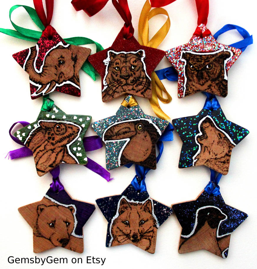Sparkly Stars - Pyrography by BumbleBeeFairy on DeviantArt