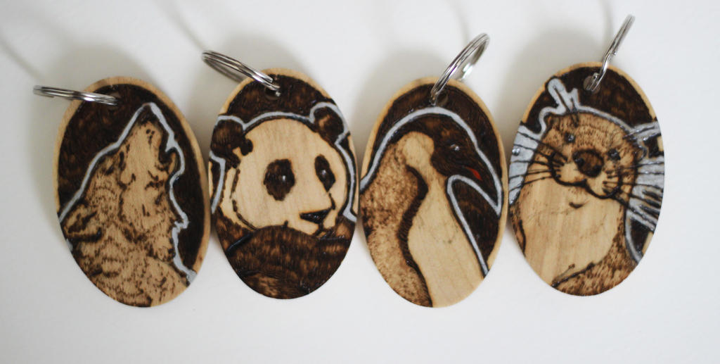 Sycamore Animal Keyrings