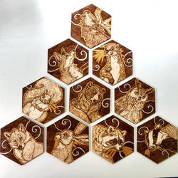 Woodland Animal Coasters