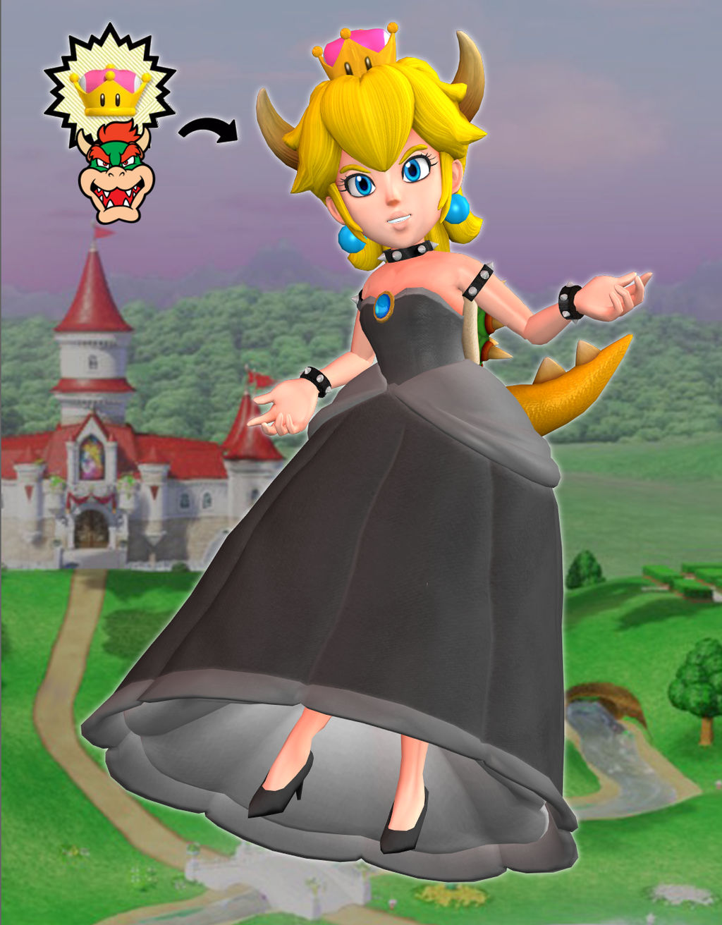 Bowsette R3 Bowsette's Fury Request for Super Mario 3D World + Bowser's Fury ...