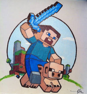 Minecraft painting II