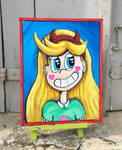 Star Butterfly Portait Color Sceem painting by ColorSceemPainting