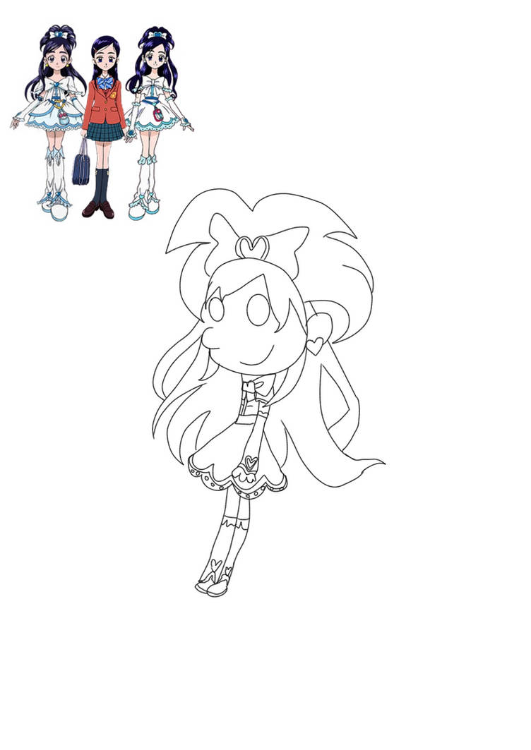 My attempt at the DOAWK art style by minorisan67 on DeviantArt