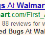 Walmart has bedbugs