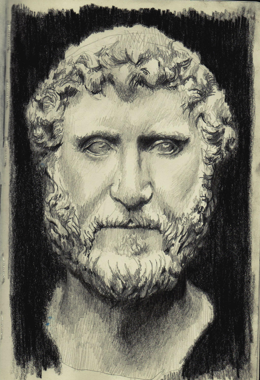 Roman Statue Sketch by blankdog on DeviantArt