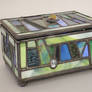Unity Within Variety stained glass box