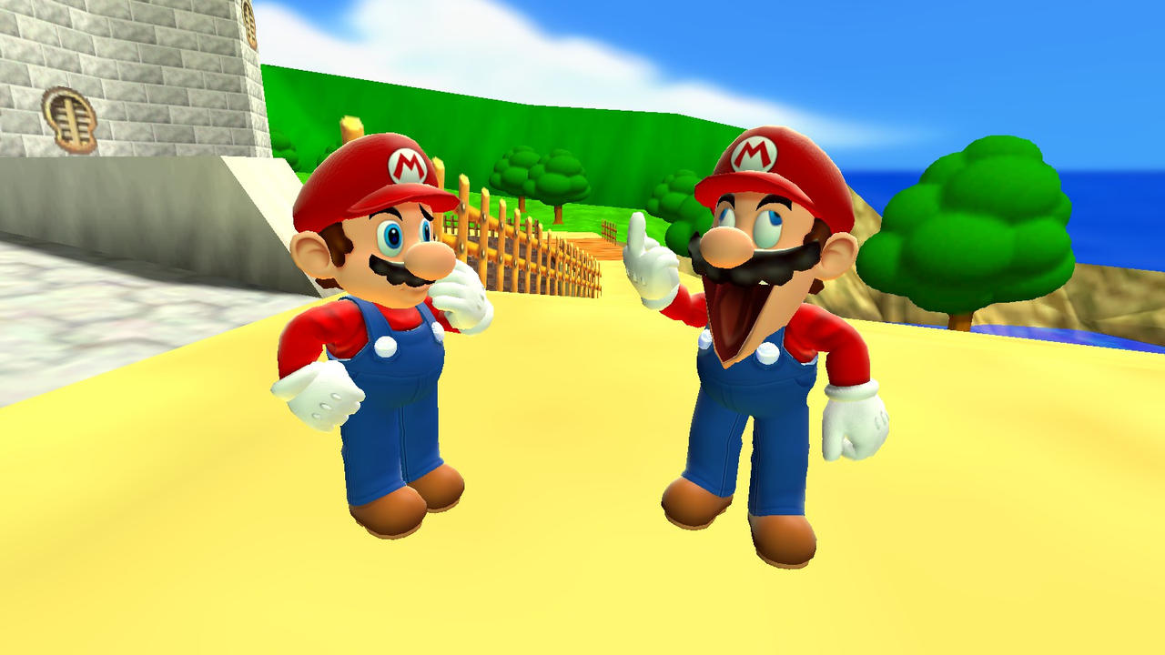 Nintendo Mario meets SMG4 Mario (remake) by Altrockfan2005 on DeviantArt