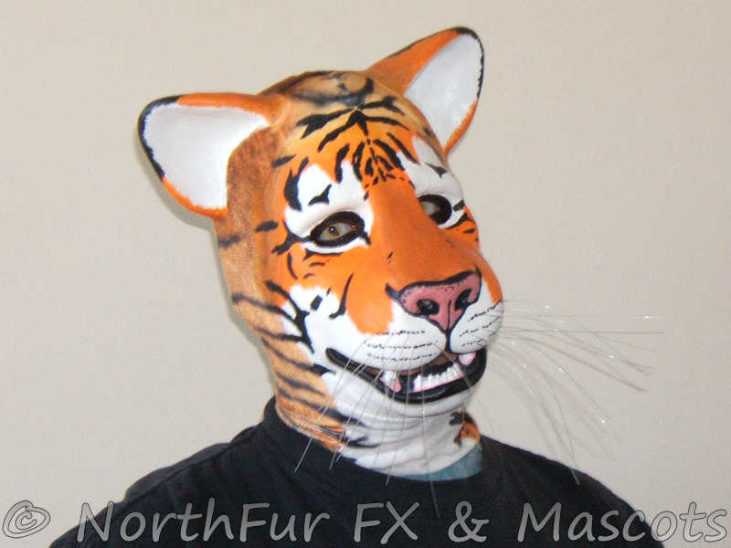 Spandex Tiger Mask