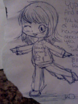 Chibi me in pen