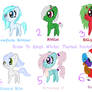 Draw To Adopt Winter Themed Ponies! (CLOSED)