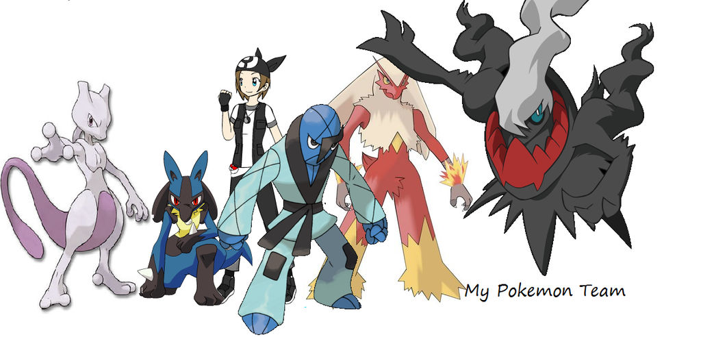 Pokemon Team by LuxuArt on DeviantArt