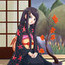 Kimono Girl Sitting