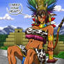 Lena the Aztec Priestess