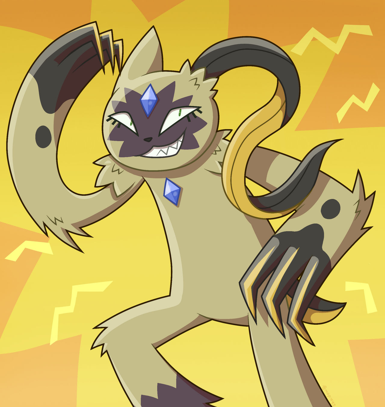 Shiny sneasler by ShadowTheDragonCat on DeviantArt