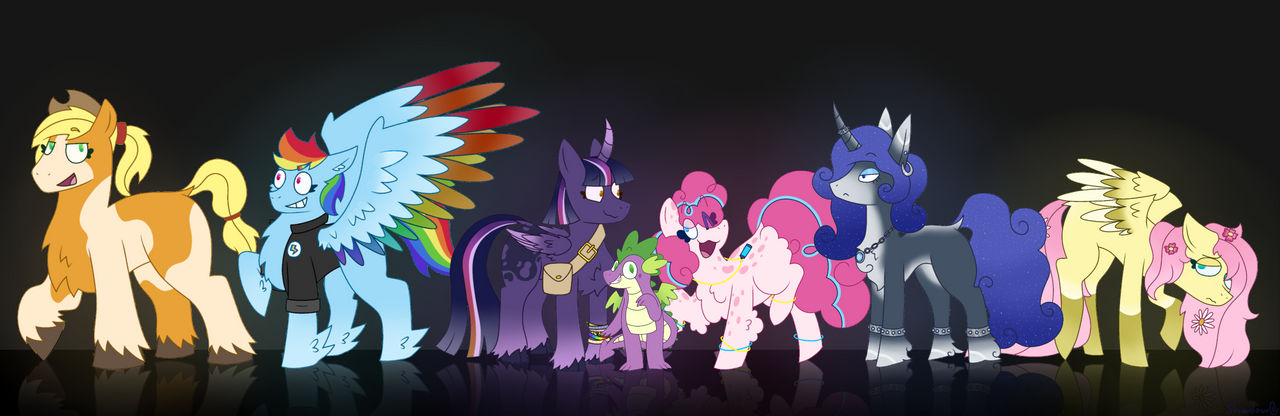 Mlp Rd Mane Mlp mane 6 redesign by ShadowTheDragonCat on DeviantArt