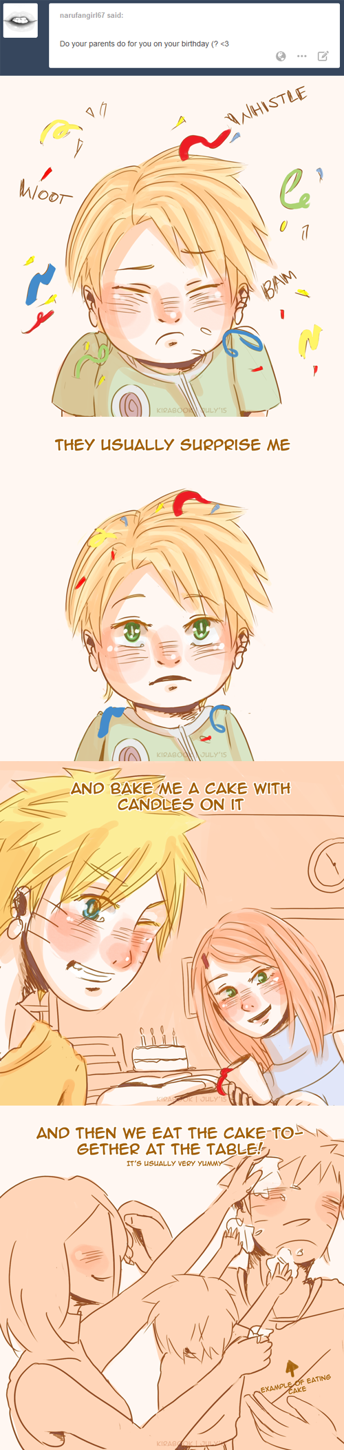 Naruto AU - Shinachiku's Usual Birthday