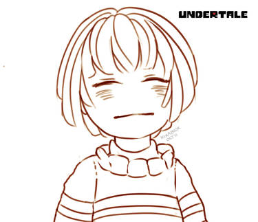 Undertale - Frisk (Lineart)