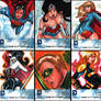 DC New 52 cards samples