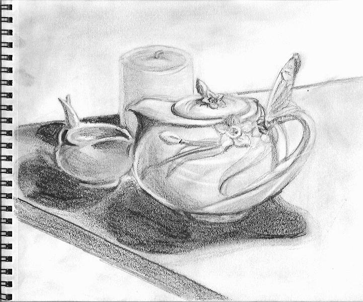 Still Life - Teapots